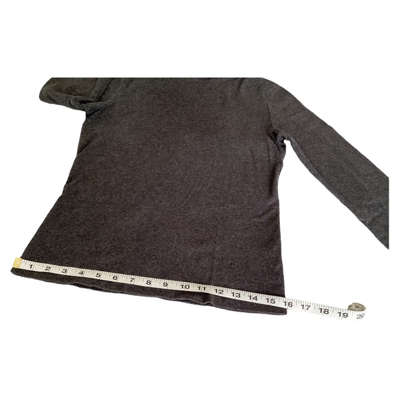 Jones New York Sport Womens Turtleneck Long Sleeves Pullover Charcoal Size Small - Picture 9 of 14